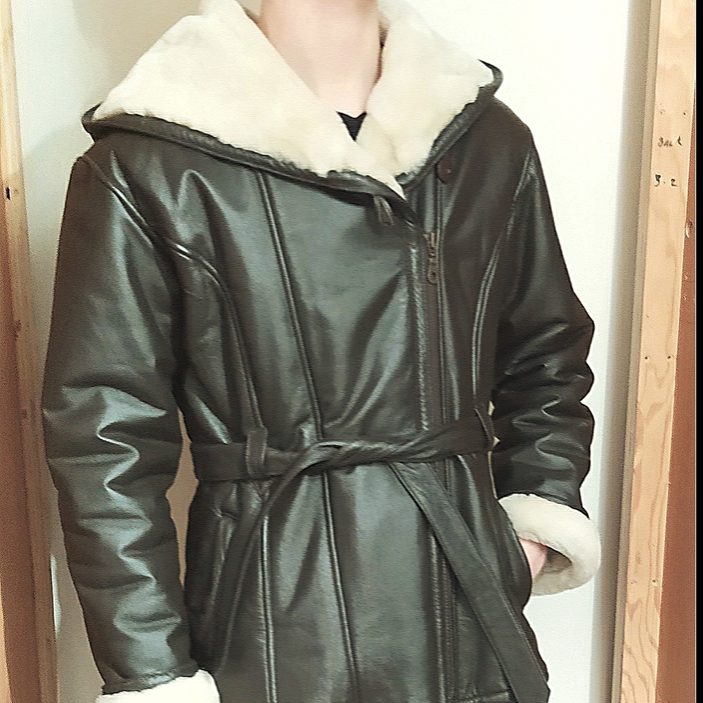 Wilson's Leather Faux Fur Lined Coat